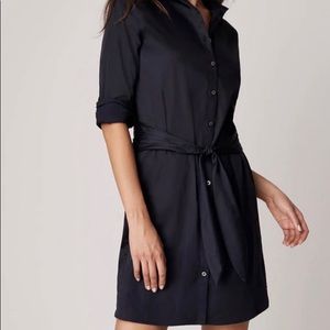 NWT Untuckit Shirt Dress, Size 10, Black, Angelina